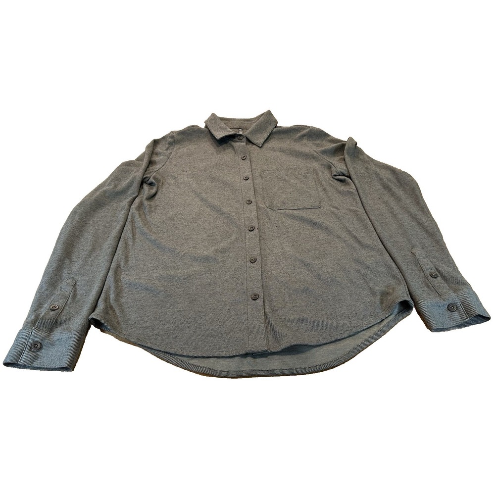Kuhl Long Sleeve Button Up Shirt Grey Womens Size XS